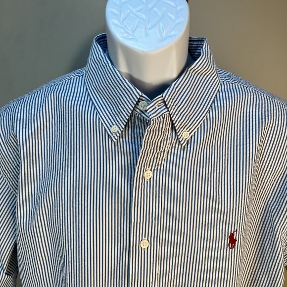 Ralph Lauren Men's lot of 4 short sleeve multicolored dress or casual shirts XL - Picture 9 of 10